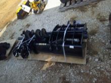 (9) MISC EXCAVATOR ATTACHMENTS- SEE DESCRIPTION