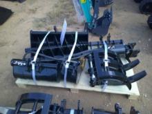 (9) MISC EXCAVATOR ATTACHMENTS- SEE DESCRIPTION