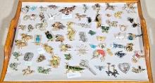 Great Collection of Vintage Animal Novelty Pins incl. Signed