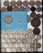 Mixed Lot of US Silver, 1800s and Other Coins