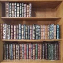 63 Easton Press Leather Bound Books Over 50 From The Greatest Books Collection Very Nice Condition