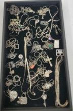 Tray Lot of Sterling Jewelry