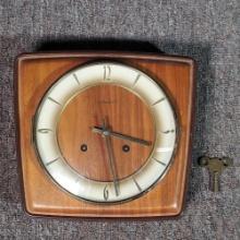 Retro VIntage German Franz Hermle Schwebe Anker 1960s Wall Clock