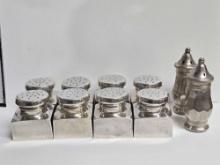 5 Pair of Sterling Silver Salt & Pepper Shakers