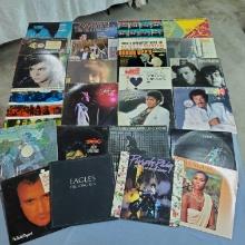 25 Vintage Rock and Roll, Hip Hop and Related Vinyl Record Album