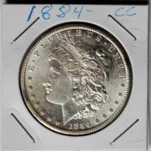 UNC 1884-CC Carson City US Morgan Silver Dollar