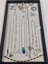 Many Sterling Silver Necklaces and More