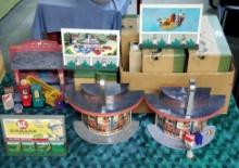 Hallmark Kiddie Car Classics Corner Collection Town, Diner and Garage Miniature Collection