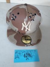 New York Yankee Camo Hat