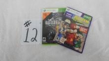 xbox 360 games, alvin and the chipmunks never opened and battlefield 3 limited edition