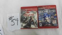 PS3 games, sonic's ultimate Genesis collection and dead island