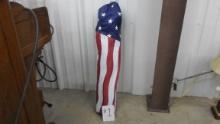 camp chair, folding camp chair in bag american flag design adult size