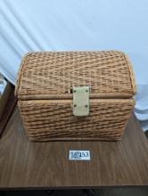 Woven Wooden Chest