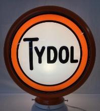15" Tydol Gasoline Pump Globe