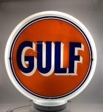 Gulf Gasoline Pump Globe