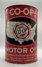 Consumers CO-OP 5 Quart Motor Oil Can Kansas City