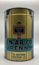 EN-AR-CO Penn 5 Quart Oil Can
