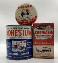 Three Country Store Tins and Canister
