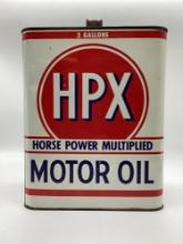 HPX "Horse Power Multiplied" 2 Gallon Oil Can St. Louis, MO