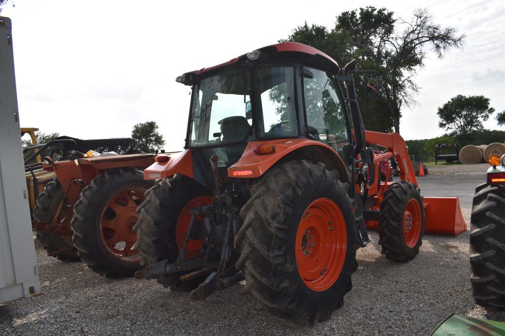 KUBOTA MS-111 TRACTOR W/ KUBOTA M8595 LOADER (SERIAL # 52039) (SHOWING APPX 1,098 HOURS, UP TO THE B