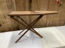 Vintage Child's Wooden Ironing Board