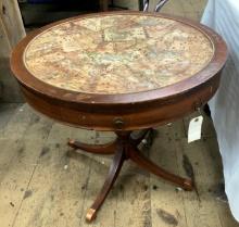Antique Round Card Table