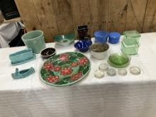 Large Mexican Platter, Nice Assortment of Useful Pieces
