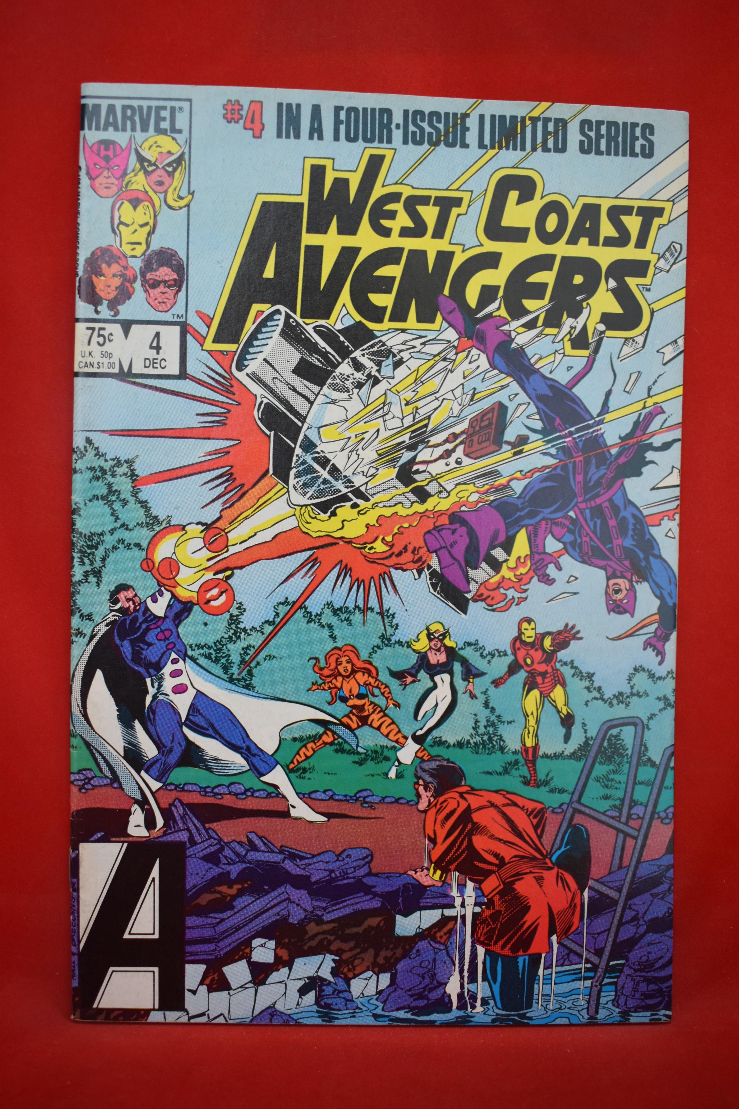 WEST COAST AVENGERS 1-4 | 1ST APP AND ORIGIN OF TEAM - LIMITED SERIES