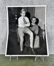 Goebbels With Step Son Harald Quandt Photo