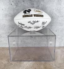 Notre Dame Heisman Winners Autographed Football