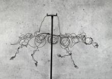 Wire Horse Wall Sculpture