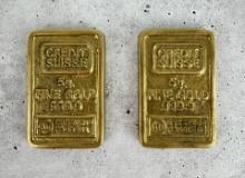 Credit Suisse Gold Bar Paperweights