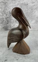 Mexican Carved Ironwood Pelican
