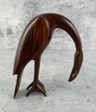 Mexican Carved Ironwood Crane