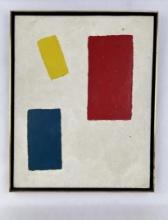 Oil Painting in the Manner of Theo van Doesburg