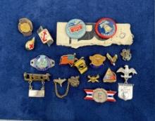 WW2 Sweetheart Pin Collection