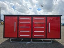 NEW/UNUSED 2024 7 FT Work Bench with 10 Drawers & 2 Cabinets