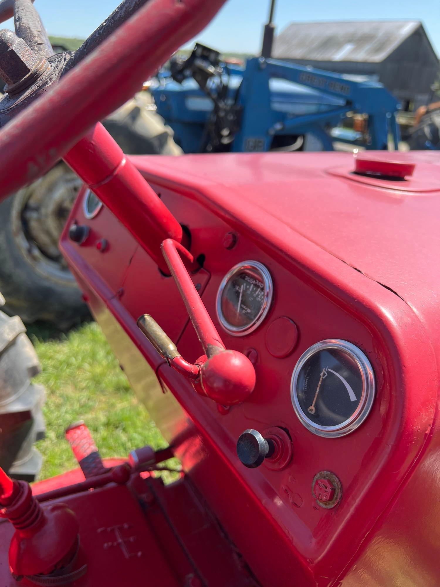 Red International Tractor