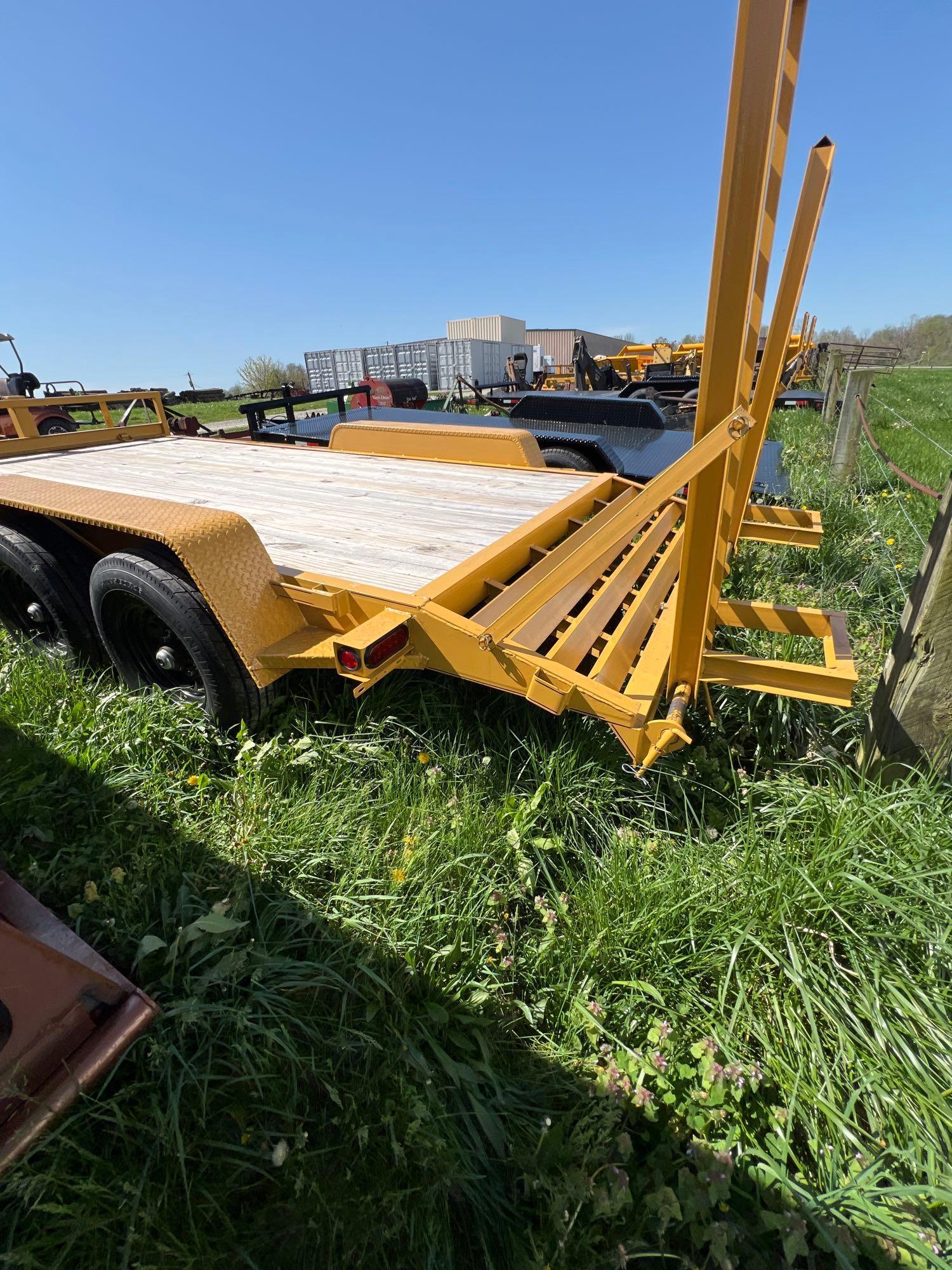 2023 lone wolf trailer 14 foot with ramps