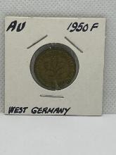 West Germany 10 Pfennig Coin