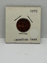 1975 Canadian 1 Cent Coin