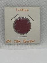 Missouri 1 Mill Sales Tax Token