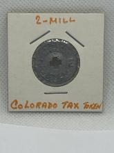 Colorado 2 Mill Sales Tax Token