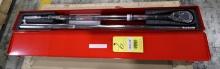 TORQUE WRENCH, CDI MDL. 1005MFRMH, dual scale micrometer adjustable click s