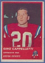 1963 Fleer #5 Gino Cappelletti Boston Patriots