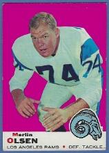 1969 Topps #34 Merlin Olsen Los Angeles Rams