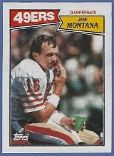 Sharp 1987 Topps #112 Joe Montana San Francisco 49ers