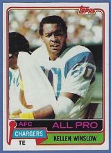 Sharp 1981 Topps #150 Kellen Winslow RC San Diego Chargers