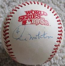 Paul Molitor Signed Official 1982 World Series Baseball Milwaukee Brewers