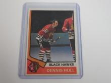 1974-75 TOPPS HOCKEY #150 DENNIS HULL CHICAGO BLACKHAWKS